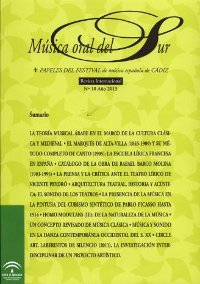 					Ver Núm. 10 (2013): Música oral del Sur: revista internacional
				