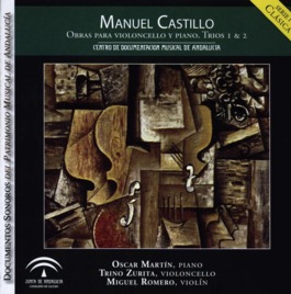 Manuel Castillo. Obras para violoncello y piano.