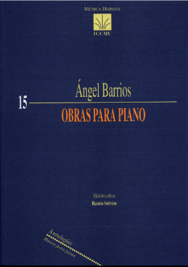 Obras para piano. Angel Barrios