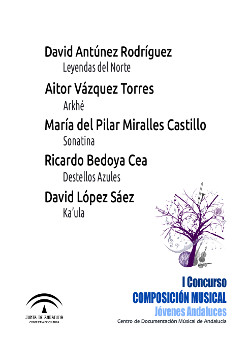 I Concurso de Composición Musical para Jóvenes Andaluces