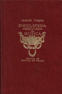 Joaquín Turina. Enciclopedia abreviada de la música