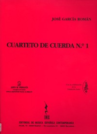 José García Román. Cuarteto de cuerda nº 1