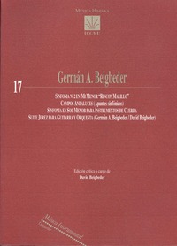 Germán A. Beigbeder. Sinfonia Nº 2 en Mi menor 