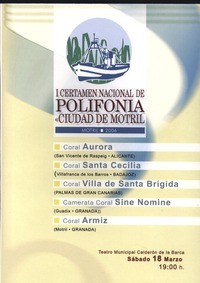 I Certamen Nacional de Polifonía Ciudad de Motril