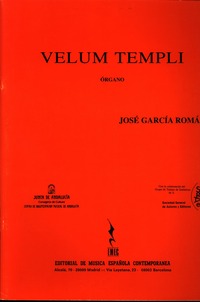 José García Roman. Velum templi