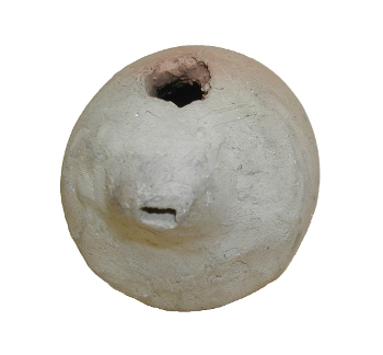 Flauta globular de cerámica