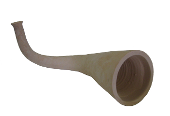 Trompeta natural de cerámica