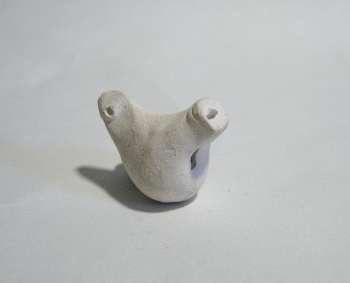 Flauta globular de cerámica