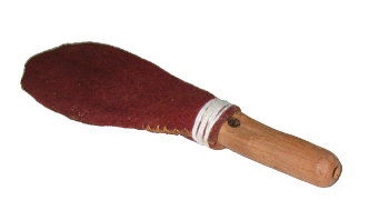 Flauta de cerámica con fuelle